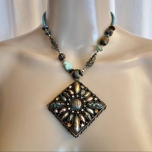 Vintage You & I pendant necklace